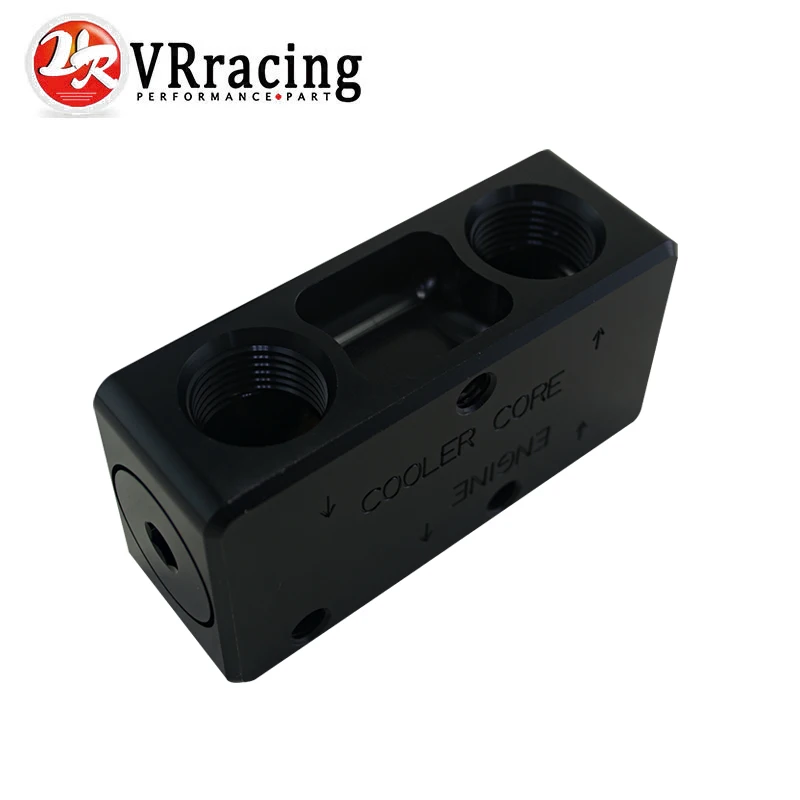 

VR RACING - Oil Filter Sandwich Adaptor High quality Oil filter remote block with thermostat 1xAN8 4xAN10 ORB FEMALE VR6748