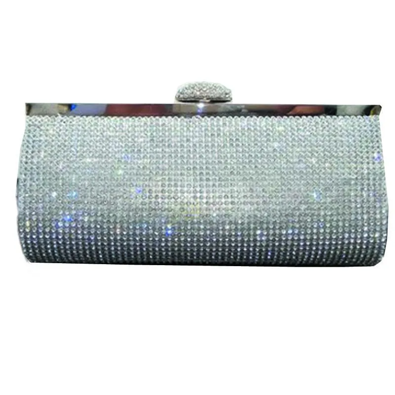 

Crystal Bling Diamonds Evening Pack Purse Handbag Shoulder Bag Women Wallet Female Party Hand Bag Striped Purse Banquet Clutch