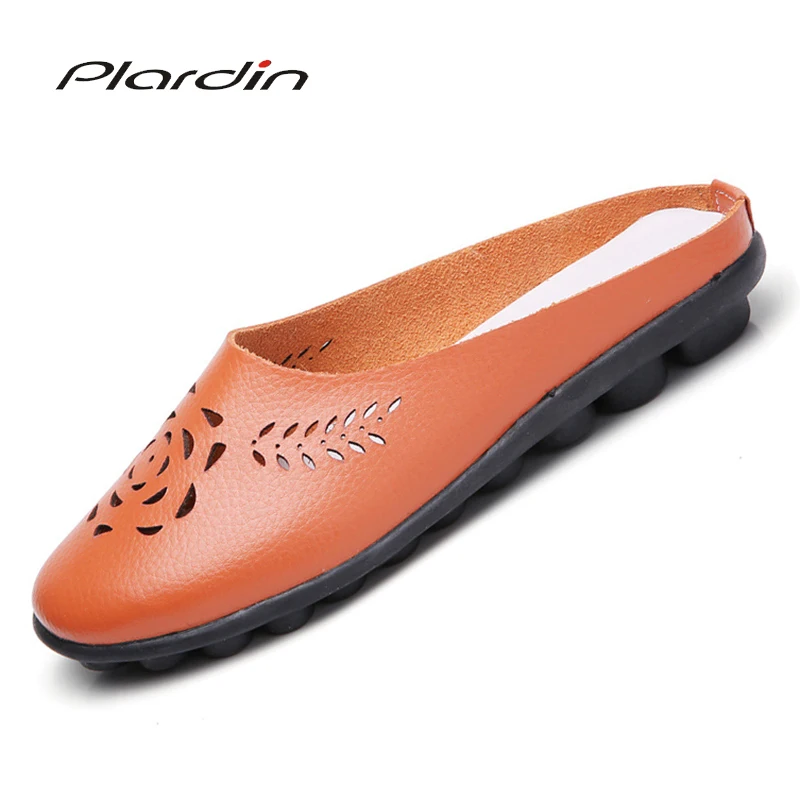 Plardin ручной работы кожаные Для женщин плюс размеры 35–43 швейная Туфли без каблуков, Мокасины, лоферы, балетки Для женщин; удобная мягкая повседневная обувь