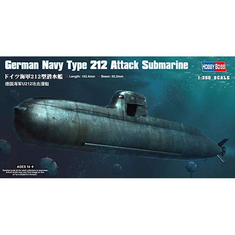 1/350 Хобби Босс 83527 немецкий морской Тип 212 атака модель подводной лодки