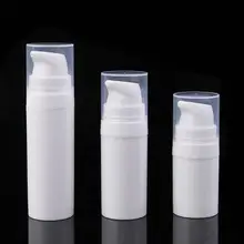 10 шт./лот 5/10/15/30/50/75 мл пустые Пластик косметическая бутылка Путешествия Мини бутылки безвоздушный вакуумный насос принадлежности контейнер