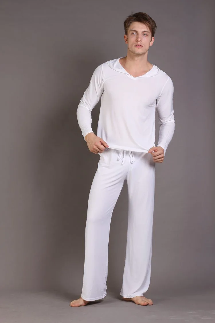Пикантные для мужчин's Twinset Топы Корректирующие + брюки для девочек удобные Ice пижамы наборы ухода за кожей мужчин Домашняя пижам