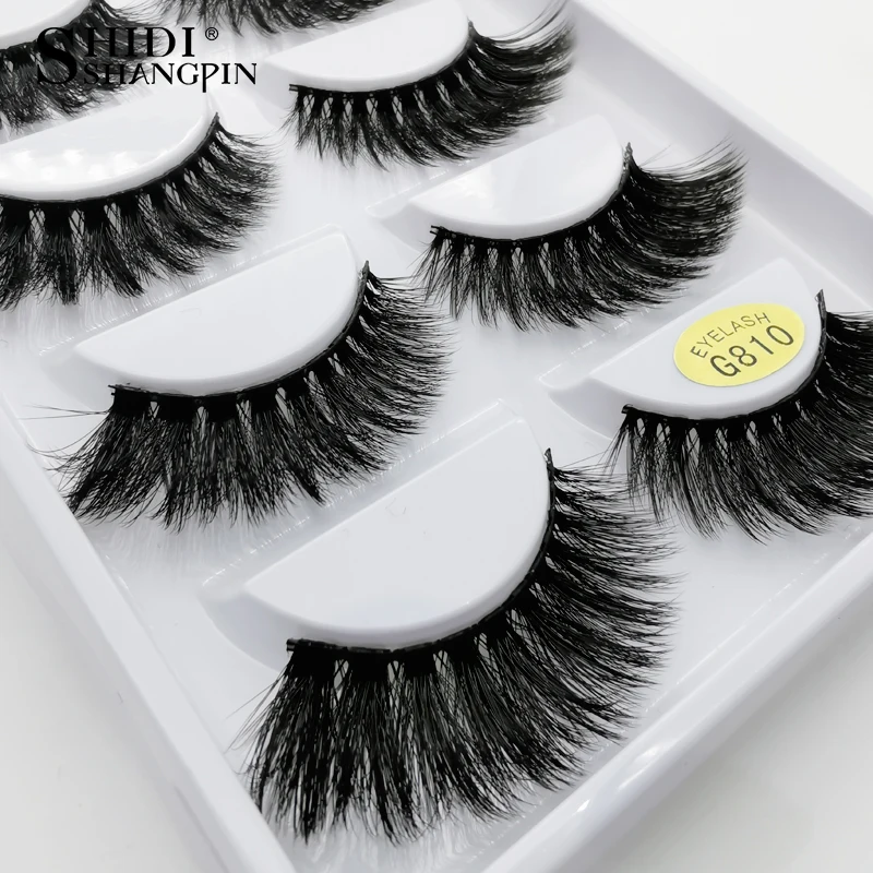 10 lots wholesale price mink eyelashes hand made false eyelash natural long 3d mink lashes makeup natural false lashes in bulk