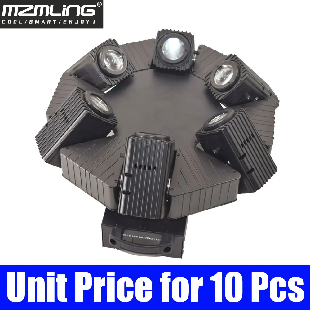 Unit Price for 10Pcs Led 6x10 Вт RGBW 4в1 луч светильник DMX512 4 головки движущийся головной светильник DJ/бар/вечерние/шоу/сценический светильник Led сценическая машина - Цвет: Unit Price for 10Pcs