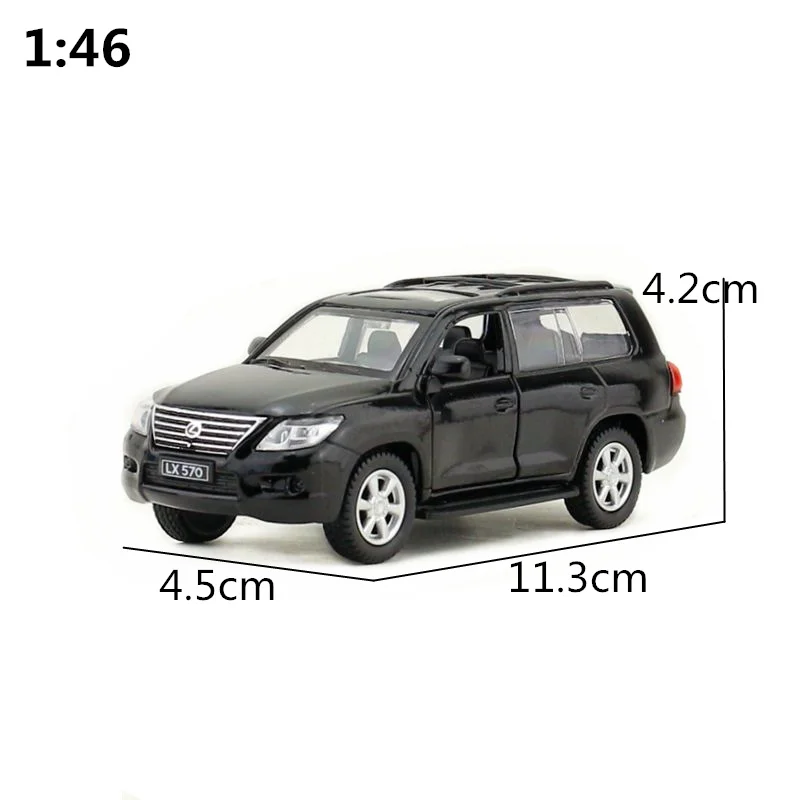 Масштаб 1:46/литая игрушка модель/Япония Lexus LX570 SUV/Супер спортивный