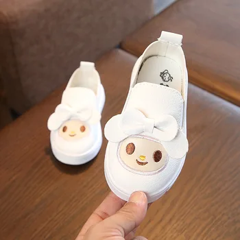 

Girls Flat Bow Casual shoes 2019 spring new fashion girls Princess Single shoes children shoes Girls Flat size 21-36