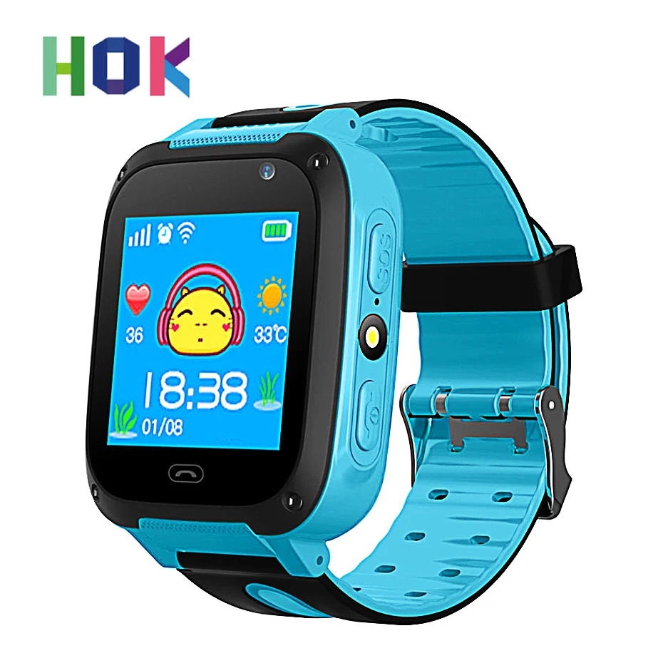 

Children Smart Watch GPS Telephone Watch Real-time Positioning Kid Wrist Watch Support SOS Track Camera Touch Screen Voice Chat