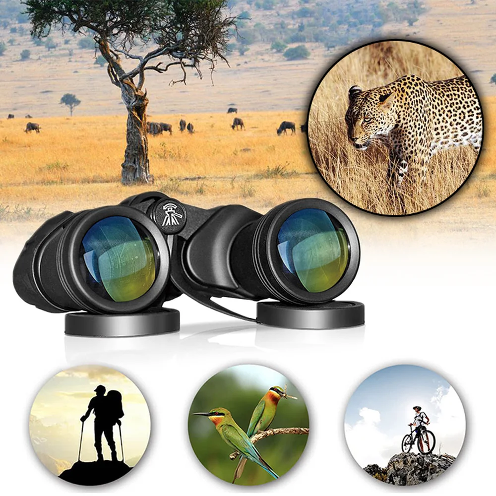 

High Definition Zoom Telescope 20x50 Binoculars with Low Light Night Vision for Outdoor Bird Watching Travelling Hunting Hiking