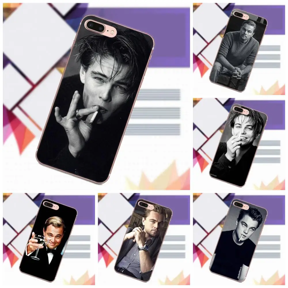

Vvcqod TPU Art Online Cover Case For iPhone 4 4S 5 5C 5S SE 6 6S 7 8 Plus X For Moto G G2 G3 Iron Man Leonardo Dicaprio