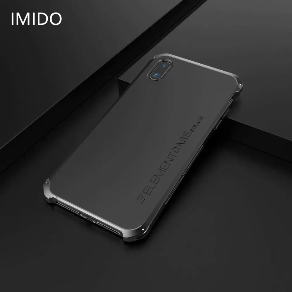 Для iPhone X XSMAX XR 8 7 6 S 5 5S SE роскошный бронированный металлический алюминиевый + PC