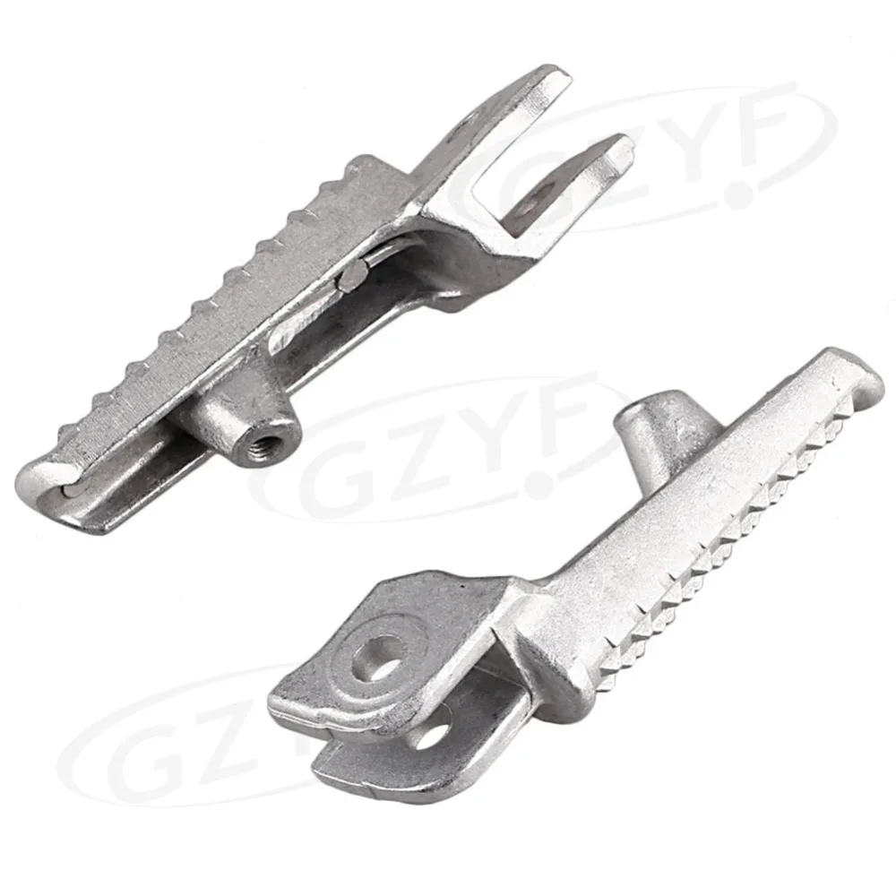 CNC Aluminum Front Foot Peg Footrest for Honda CBR600RR F5 2003-2014 & CBR1000RR 2004-2014 & CB1000R 2008-2011 Silver