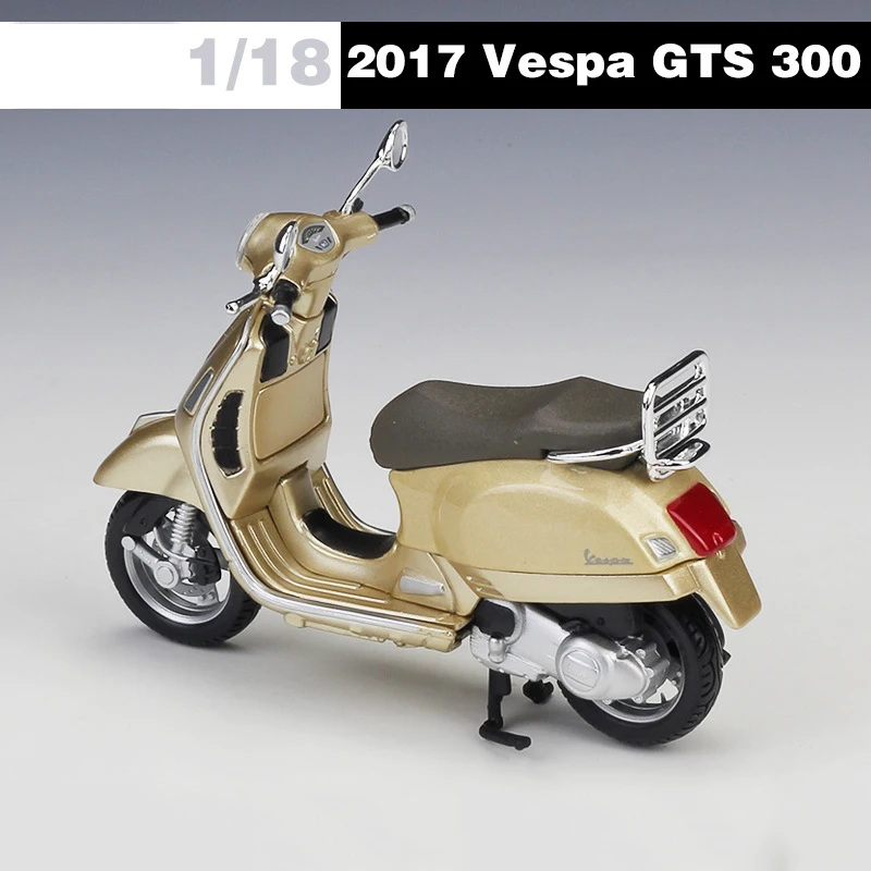 Модели мотоциклов Maisto 1:18 VESPA GTS 300 2017 модели для велосипеда литье под давлением