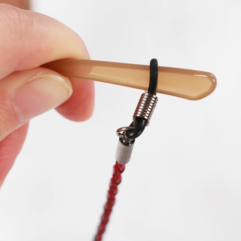 Красочные кожаные очки шеи ремень веревка группа кожаный шнурок для очков Регулируемый конец держатель для очков
