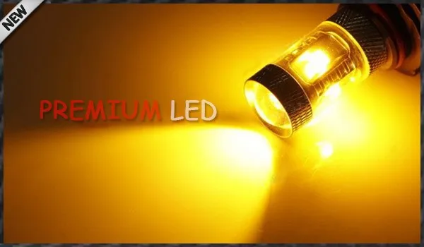 2 шт. JDM золото желтый 3000K 30W CRE'E высокой мощности H8 H11 Светодиодный Сменные лампы для противотуманных фар, дальнего света