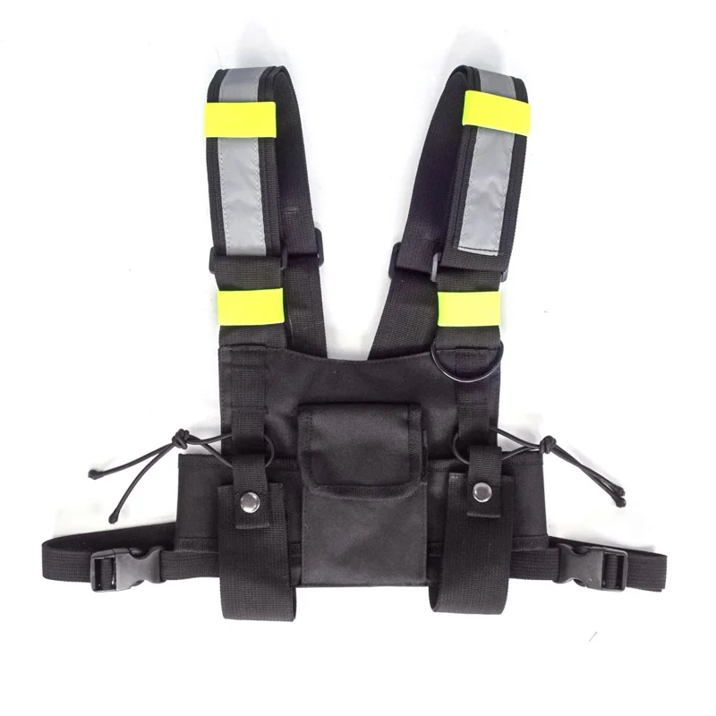 Модуль для установки магнитолы грудь Передняя сумка мешок разгрузочный жилет буровая сумка для рации тактические гарнитуры и аксессуары тактический жилет