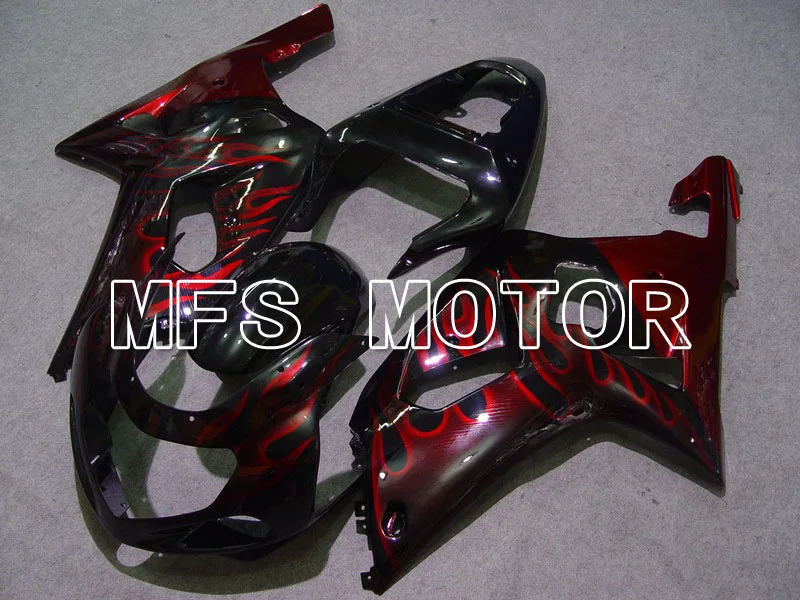 

Fairing Injection ABS Kit For Fit 2001 2002 2003 Suzuki GSXR600/750 01 02 03 Red Flame Black