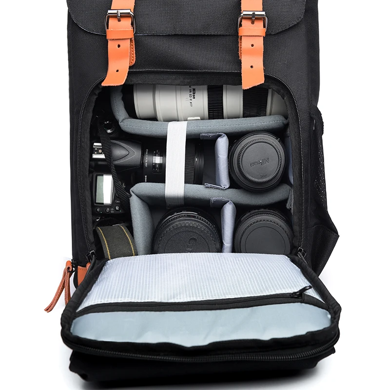 NOVAGEAR 80707 DSLR Camera Bag Photo Bag Camera Backpack Universal Large Capacity Travel Backpack For Canon/Nikon Camera