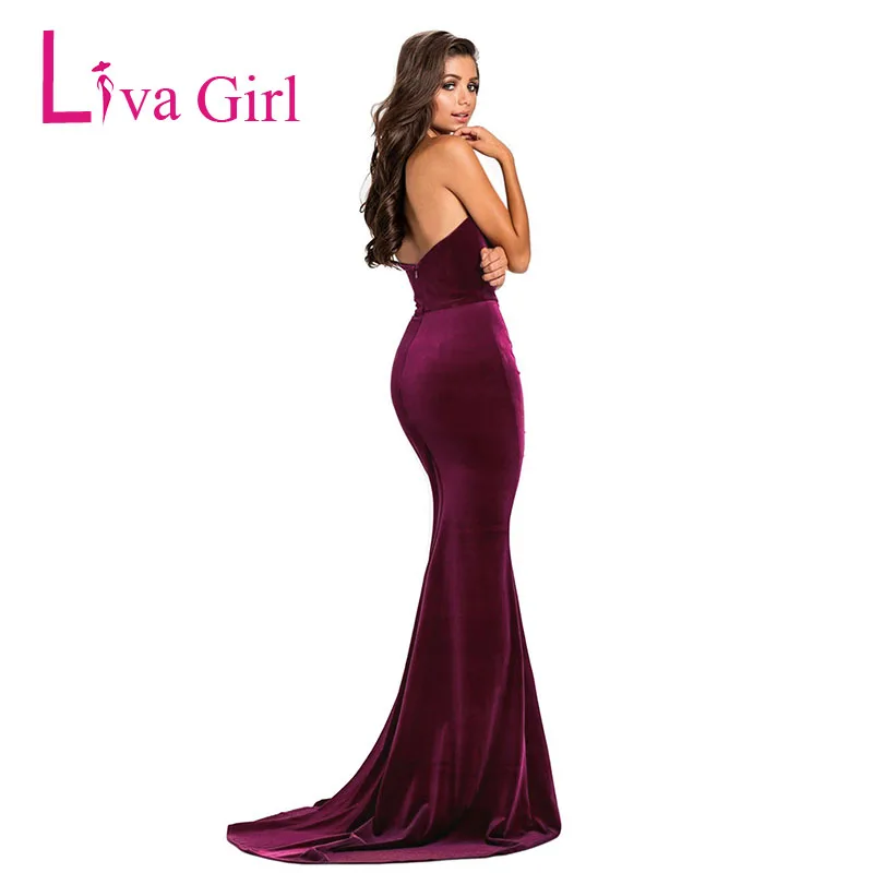 Rosy-Thigh-High-Split-Velvet-Evening-Gown-LC610993-6-2