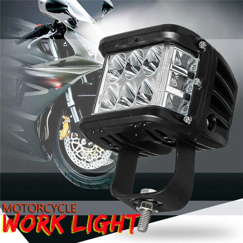 4 Inch 36W LED Side Shooter Work Light Combo Beam White+Amber Offroad Newest