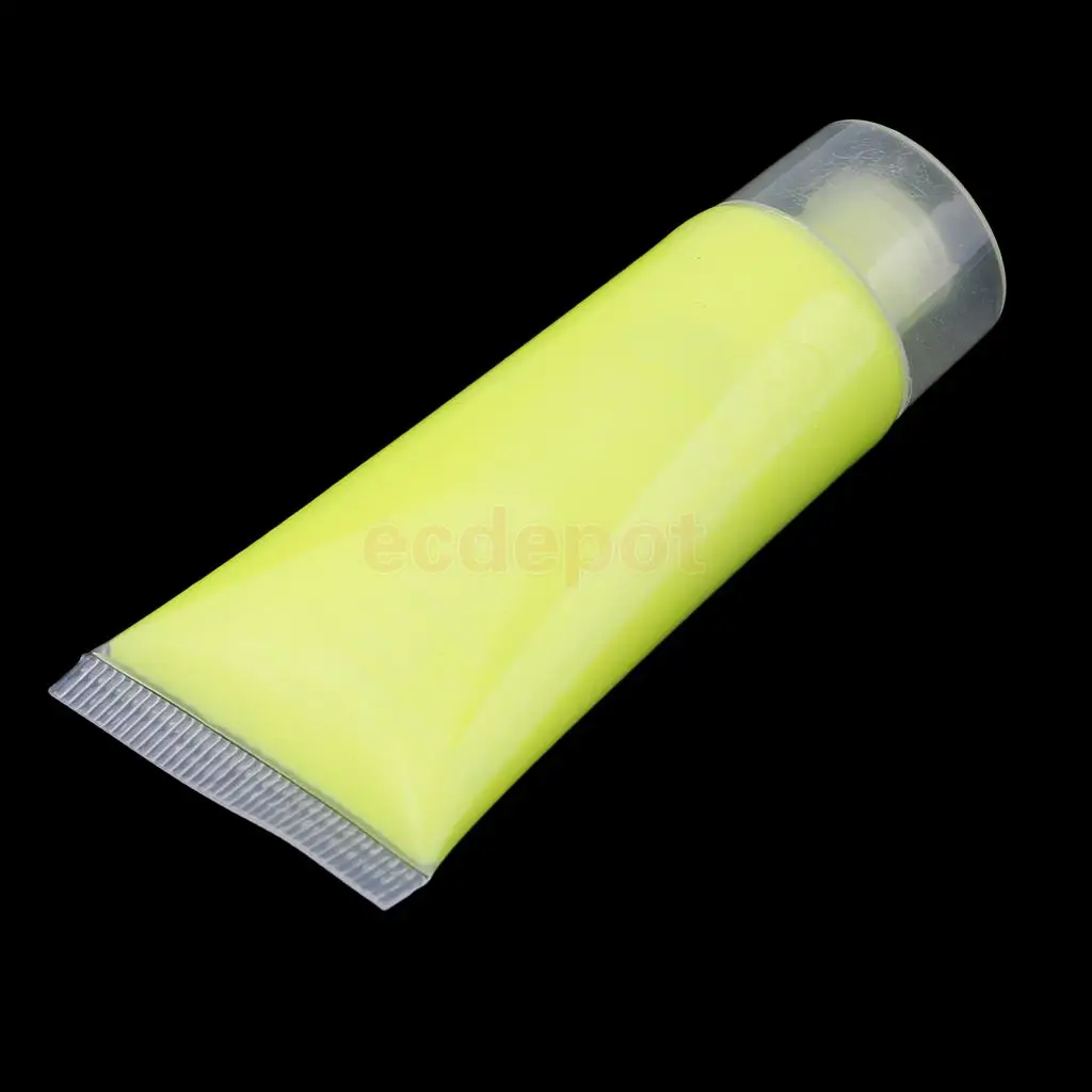 UV Glow Neon Fluorescent Face Body Fabric Paint Blacklight Kids Children Adults Halloween Costume Makeup Party Supplies