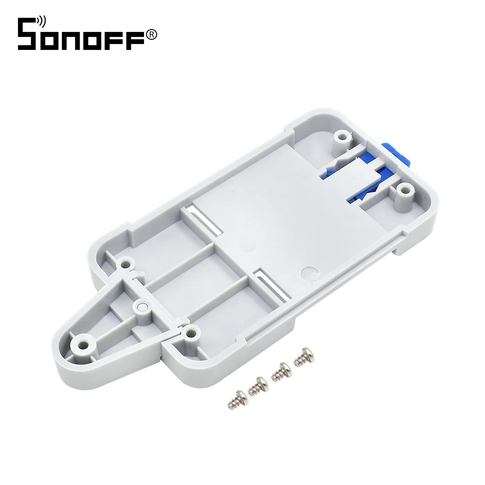 SONOFF dr Din Rail лоток Регулируемый установленный рейку чехол держатель для Sonoff Basic/RF/Pow/TH10/16/Dual