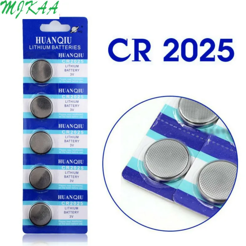 5шт./упак. CR2025 3V литиевая батарея для кнопок BR2025 DL2025 KCR2025 2025 L12 EE6226|Часовые