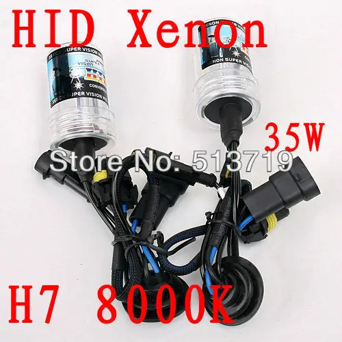 

Dongzhen 12V 35W HID LED Car Head Light Bulb Lamp H7 LED 8000K Conversion Kit Super Vision