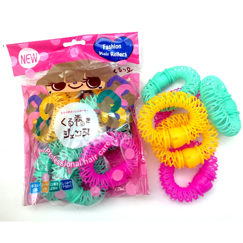 

8 pcs/set New Hair Styling Roller Hairdress Magic Bendy Curler Spiral Curls DIY Tool Small size 16 cm long Accessories