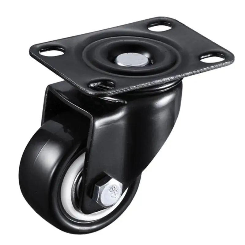 

1PCS Office Chair Caster Wheels 1.5/2/2.5 Inch Swivel Caster Wheels Replacement Soft Safe Rollers Furniture Hardware