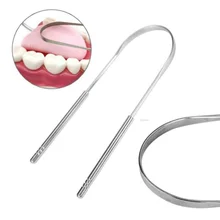 1 шт. скребок для языка из нержавеющей стали Ручка гигиеническая зубная щетка язык аппликатор инструменты для ухода за полостью рта