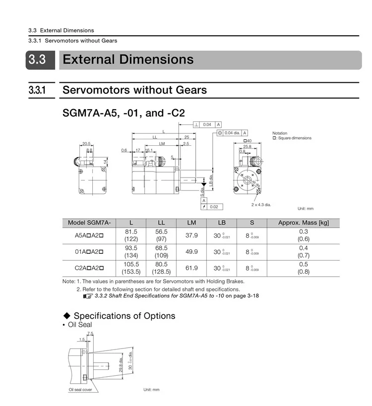 SGM7A-30AFA61+ SGD7S-200A00A 3kw сервопривод yaskawa двигатель и драйвер