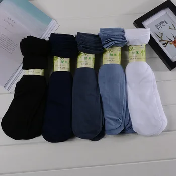 

10pair Summer Autumn Men Short Socks Pure Color Ultra-thin Elastic Silky Man Socks Casual Business Male Socks Ankle Meias Sokken