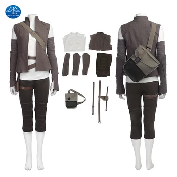 

Star Wars The Last Jedi Rey Cosplay Costume Carnival Halloween Cosplay Rey Outfit Star Wars suit Rey clothing Custom made