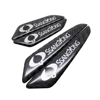 

Car Door Side Edge Protection Guards Trim Sticker for Ssangyong logo ActYon Tivolan Korando Rodius Chairman Rexton Kyron tivoli