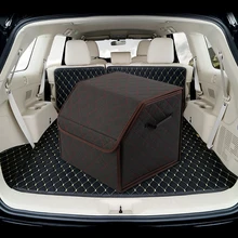 Mala do carro Organizador Estiva arrumar Mala Do Carro Saco De Armazenamento Caixa de Armazenamento Auto Acessórios Interior Para Peugeot 3008 2008 Volvo S60
