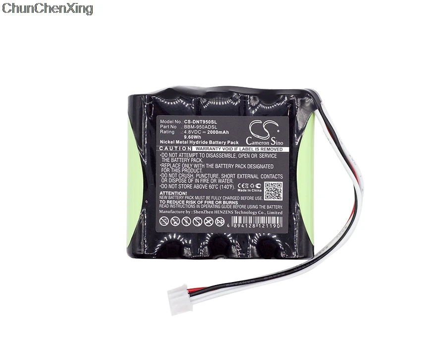 

Cameron Sino 2000mAh Battery BBM-950ADSL for 3M 950ADSL Meter, Dynatel 950ADSL