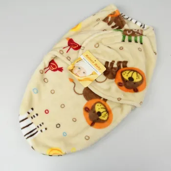 

Newborn Baby Blanket&swaddling Cartoon Baby Sleeping Bag Products Spring /Autumn Infant Envelope Candle Bag 0-2M