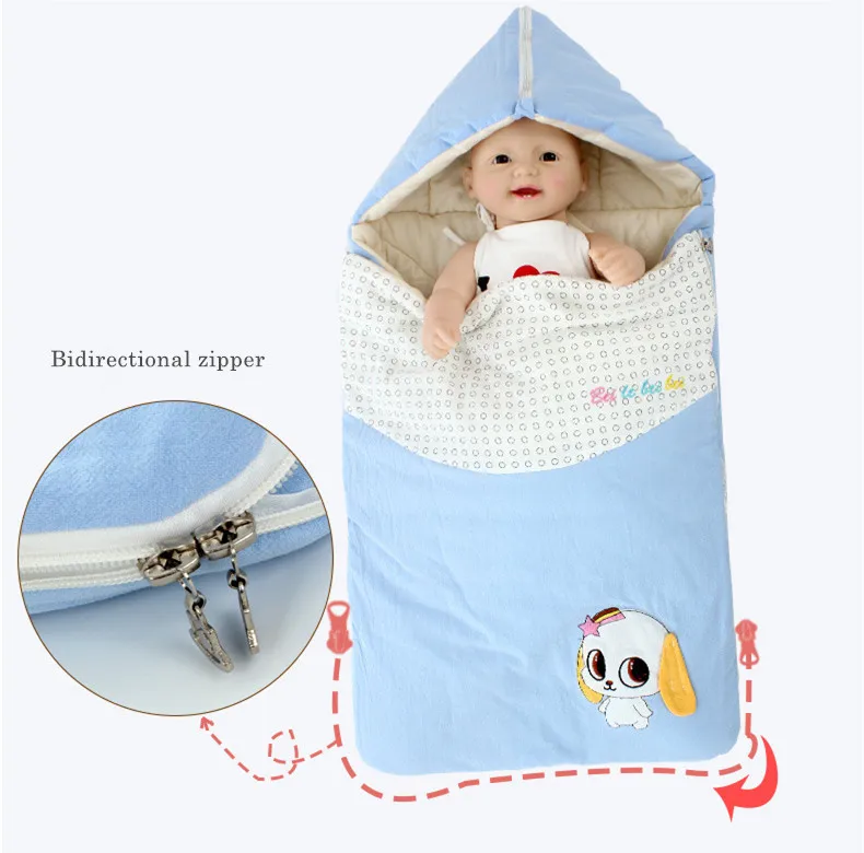 Детский Большой спальный мешок, зимний конверт для новорожденных, кокон, спальный мешок, детское одеяло и пеленка