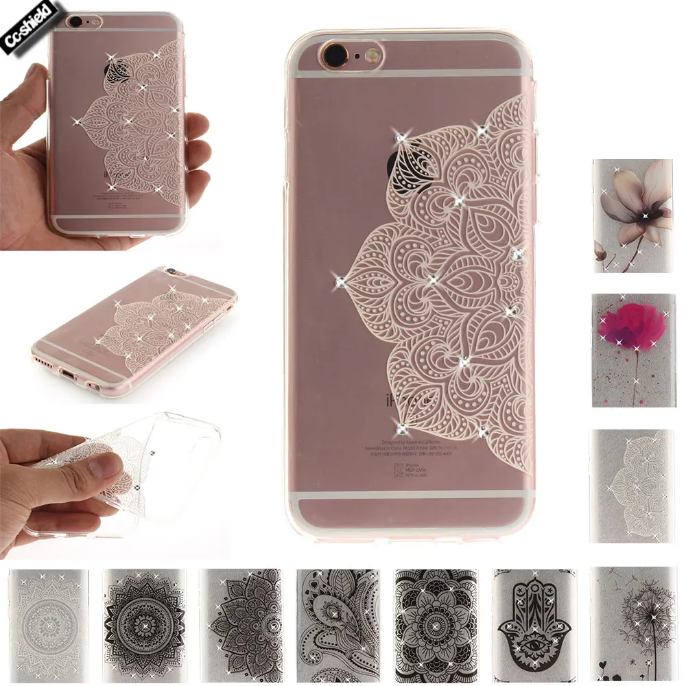 Подходящий чехол для APPLE Iphnoe 6 s Чехол мобильного телефона iPhone Iphnoe6s мягкий