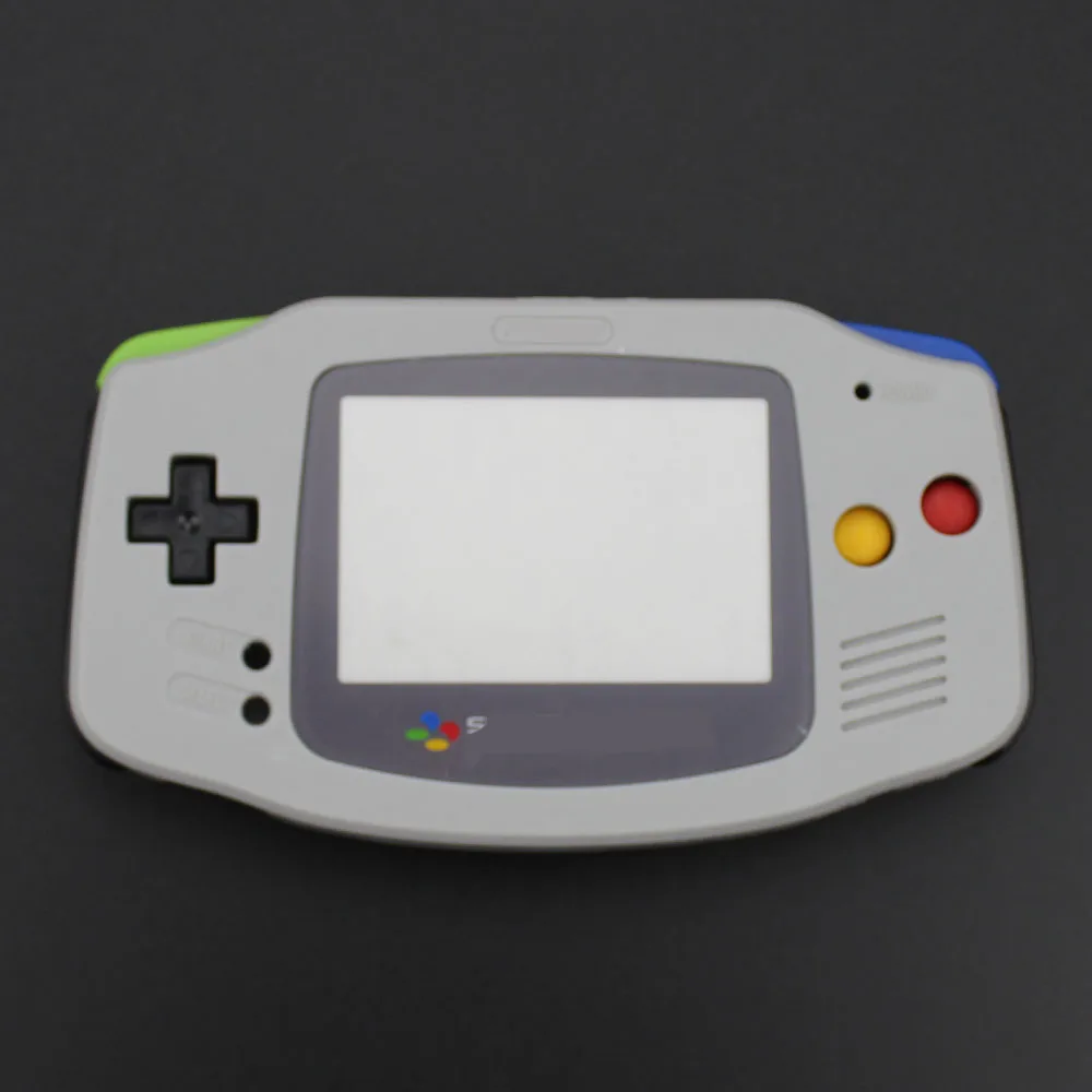 Чехол накладка для Gameboy Advance GBA Super Famicom серая с резиновыми прокладками|Чехлы| |
