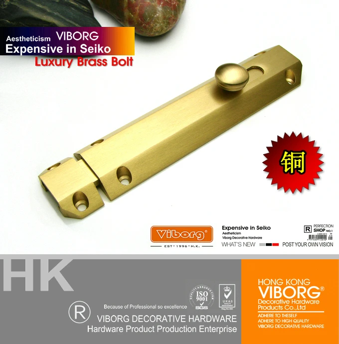 VIBORG роскошный 12 5 см (5 &quot) Сверхмощный Твердый латунный замок для безопасности