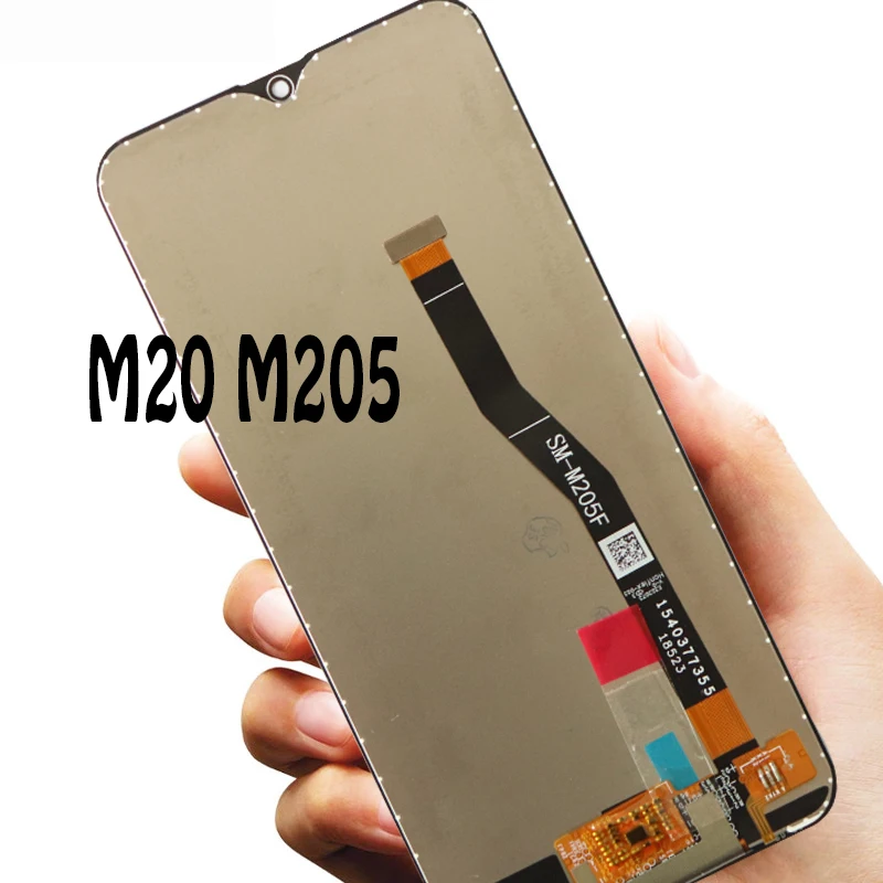 Дисплей для samsung Galaxy M20 SM-M205 M205F M205G/DS lcd кодирующий преобразователь сенсорного экрана в сборе Замена