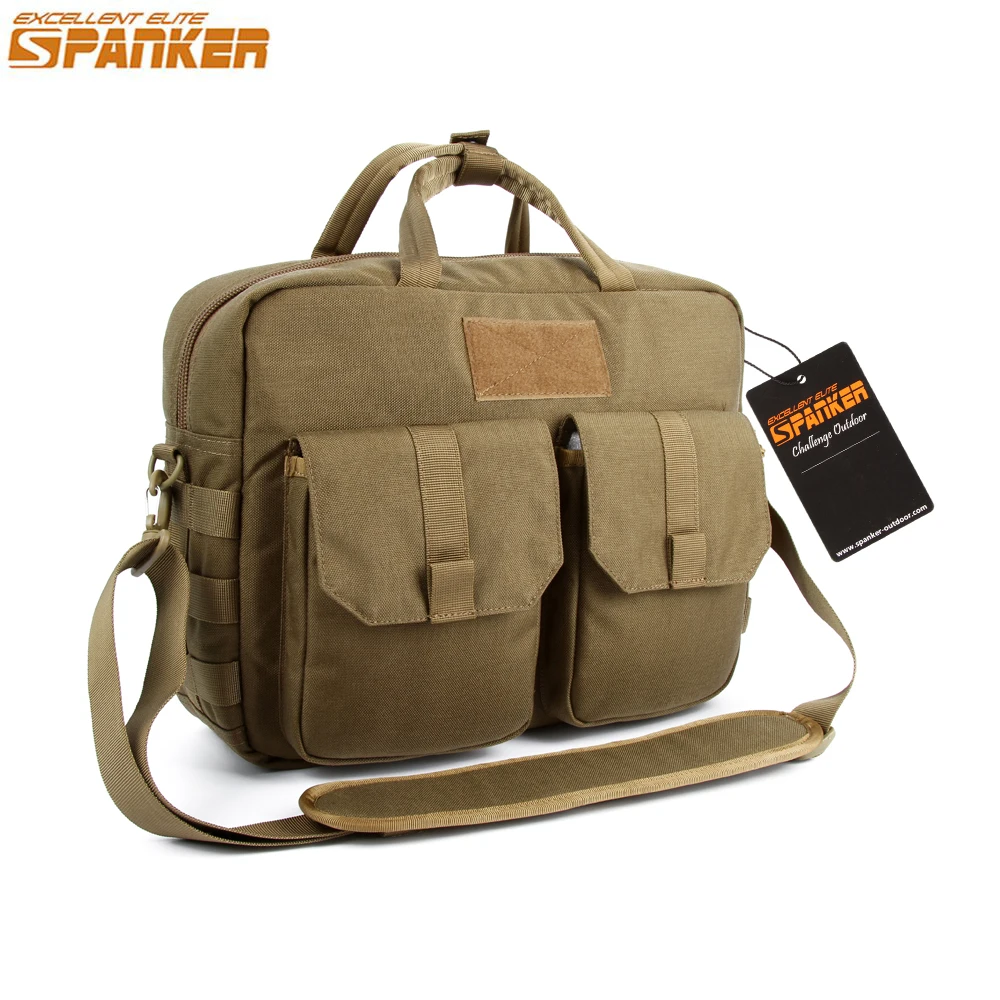 

EXCELLENT ELITE SPANKER Men Tactical MOLLE Single Shoulder Briefcase Outdoor Hunting Camping Backpack Military Nylon Sports Bags