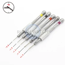 5 шт./партия, Набор отверток для часов, плоские/крестовые торизональные отвертки, набор для часовщиков