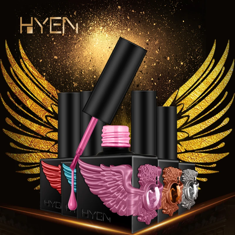 

HYEN 60 PCS/Set Nail Polish 15ML Gel Lucky Polish DIY Nail Art Salon UV Soak Off Nail Gel Varnishes Long Lasting Led Gel Polish