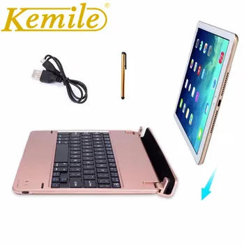 

Kemile For ipad Air 1/2 9.7 Stand Wireless Bluetooth 3.0 Keyboard For iPad Air 1 Air 2 9.7 inch Bluetooth Keyboard Keypad klavye