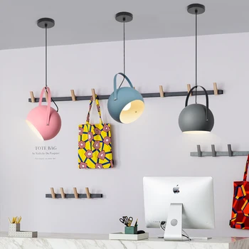 

Modern Nordic AMBIT Pendant Lights Denmark Colored Macaron Aluminum LED pendant lamp Kitchen Restaurant Light Ceiling Fixtures