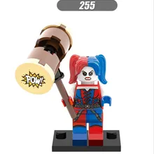 Haogaole 100 шт. XH 255 строительные блоки Супер Герои Харли Квинн супергероя модели детские игрушки Совместимость с