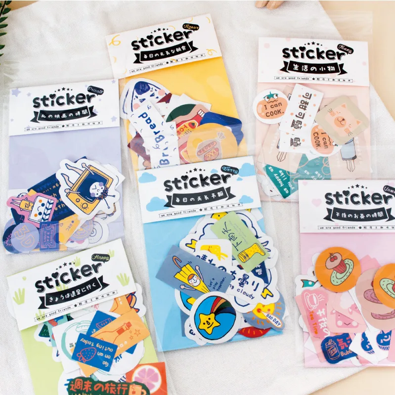 

20sets/1lot Kawaii Stationery Sticker Interesting Diary Planner Decorative Mobile Stickers Scrapbooking DIY Craft Stickers