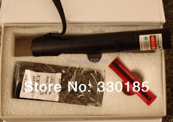 

AAA High power Military 100w 100000m green laser pointers LED Flashlight signal lamp Burning Matches burn cigarettes+charger